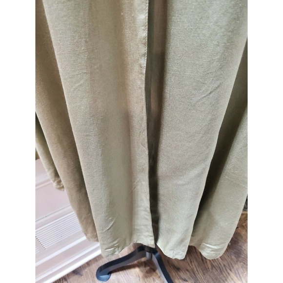 Go Silk Women's Beige 100% Silk Slit Sleeve Button Front Cardigan Size 3 - Picture 5 of 11